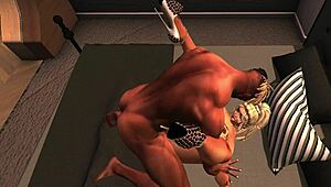 Random acts of interracial anal sex with cougar milf!