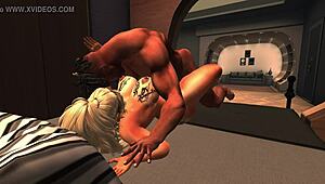 Random acts of interracial anal sex with cougar milf!