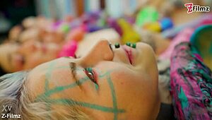 Ever Seen a Lesbian 4way Orgy with Crazy Big Toys?