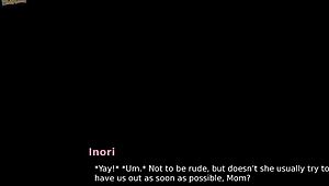 Exploring the academy in this anime game adventure