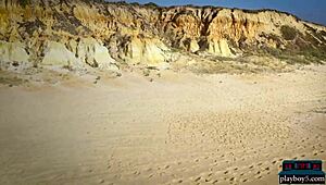 indian milf angel constance shows big natural tits in solo playboy shoot