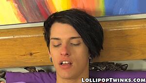 Watch twinks Colby London and Jae Landen dive into anal after a steamy blowjob!