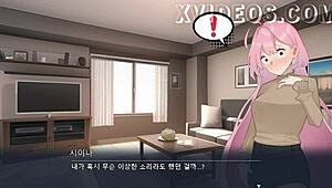 hazuka shiina wandering naked in the game gallery 😄