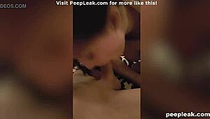 Hey, se min tykke kæreste suge min pik som en pro?