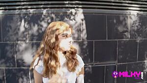 Marina Gold Tackles Wild Dares on Public Streets