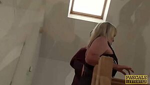 Intriguing Leather MILF Alisha Rydes in Stockings for Hardcore Submissive Fucking