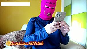 Royal Blue Skimaskgirl Busty Webcam Model Rocks October 21st Show