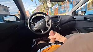 Damn! Public Masturbation at Bus Stop Risky Move