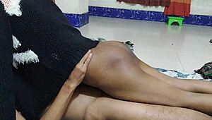 skinny babe hanif pk fucks popy in black patent boots with monster cock