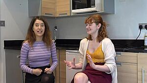 Ey, wir süßen Studentinnen hatten ne geile erotische Reunion!