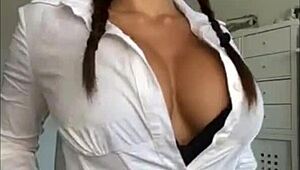 susy gala solo with bbc dildo in hot cosplay