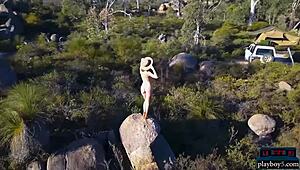 Belgium Teen Hottie with Great Curves Strips Naked for Solo Show. Her Brunette Charm Shines Through!