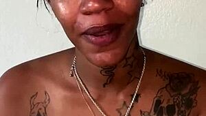 sexy chick chats then swallows huge bbc deep