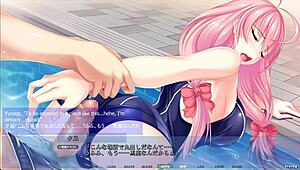 Akumeru family yunagi route part 2 involves pool pounding