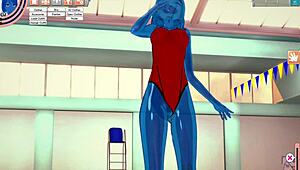 Slimegirl 3D Hentai Gets Wild by the Pool in Steamy Action