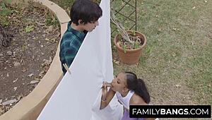 Why spy on your black stepsister during yoga, huh?