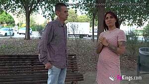 valeria takes on old man, damn, check that bulge, wanna bang him now