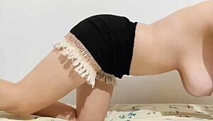 rhythmic gymnast shows hot back deflection in outdoor homemade vid - depravedminx 🔥