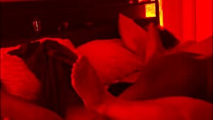 Wife sneaks bbc action beside sleeping husband