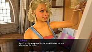 Emotional nudist encounter with Lena on beach