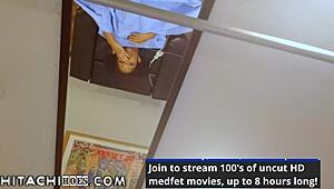 Dokter Tampa kasih Lotus Lain orgasme Hitachi pas cek fisik kampus