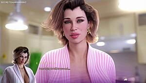 Caught stepmom masturbating and craving to bang her sexy body in Apocalust 14 3D game