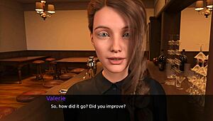 Emotional nudist encounter with Lena on beach