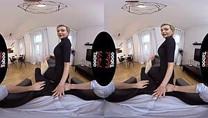 Virtual Taboo - Babe Handling Big Cock Right!