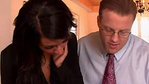 Exotic Babe Sucks and Rides Her Accountant Wildly
