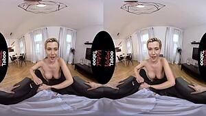 Virtual Taboo - Babe Handling Big Cock Right!