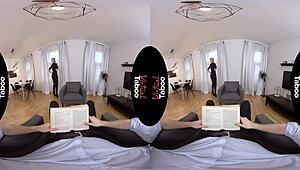 Virtual Taboo - Babe Handling Big Cock Right!