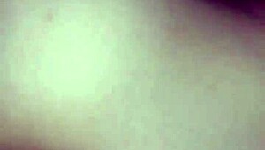 my esposa shows off shaved pussy and big tits for cumshot