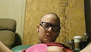 just found this old vid of me playing with my star dildo, thong on