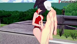 看Momo Yaoyorozu街头POV口交乳交无码