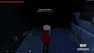 roshutsu sfm hentai girl naked in public street.