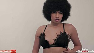 Watch Gih Rocha bend over in doggystyle, you horny ebony slut?