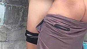 Against The Wall With My Brunette Neighbor