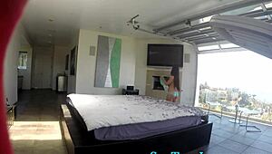 Two teen lesbians explore each other in pov