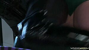 i got lucky banging two naughty chicks in a wild threesome with licking and cowgirl riding