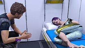 Shy emo girl stranded in space