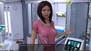 Shy emo girl stranded in space