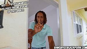 Why’s this black nurse babe collecting more than candy at my door?