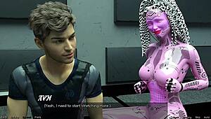 Shy emo girl stranded in space