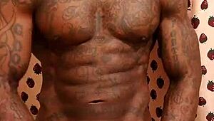 Stor sort håret pik tilbedelse af Hallelujah Johnson Anarchy