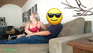 Cheating wife bangs friend right next to cuckold husband