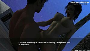 step mom cheats with young cock on beach