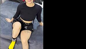 Ever seen a goth Latina teen with a big booty dominate a casting couch?