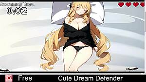 cute dream defender in anime game