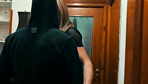 damn, impatient stud wrecks juliana de la rosa's tight ass hard!