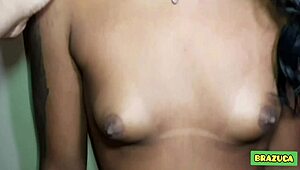 Hey, this cute Latina teen begged for a porn actress test! 😍